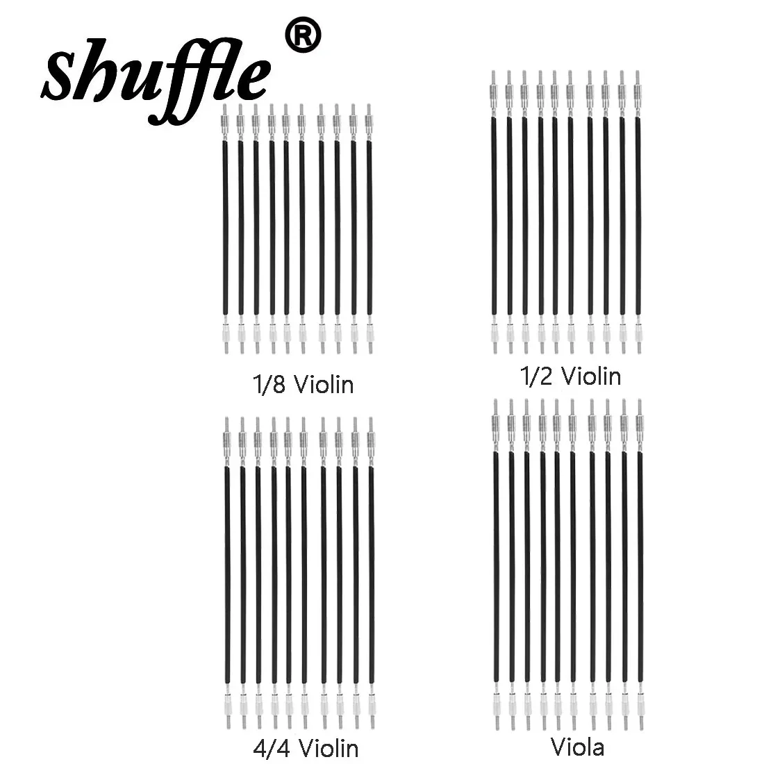 10 Pcs Violin Tails… - image