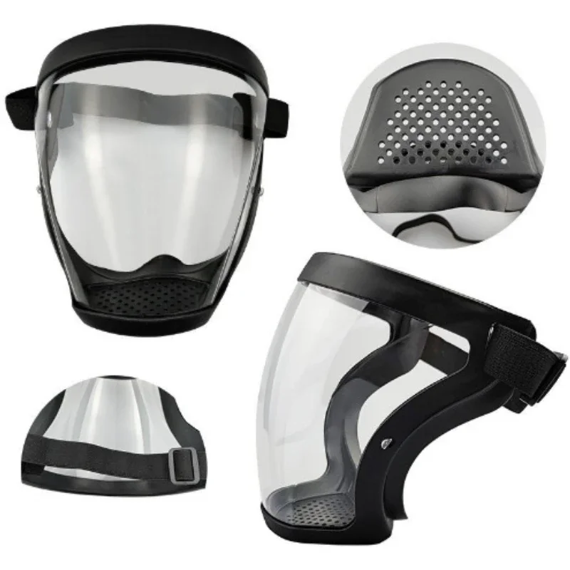 Transparent Safety Mask WindProof Anti Fog Maskface Transparent Protective Safety Glasses Kitchen Protection Anti-splash Mask