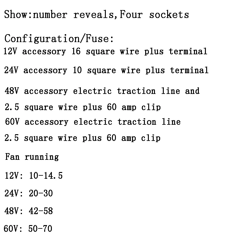 Modified wave inverter 12V/24V/48V/ 60V-2300W vehicle-mounted or household