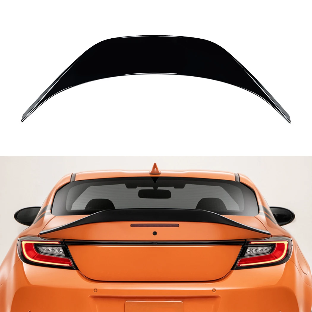 

Rear Trunk Lid Spoiler Wing Splitter Lip For Toyota GR86 Subaru BRZ 2022-2025 Glossy black/Carbon Fiber look