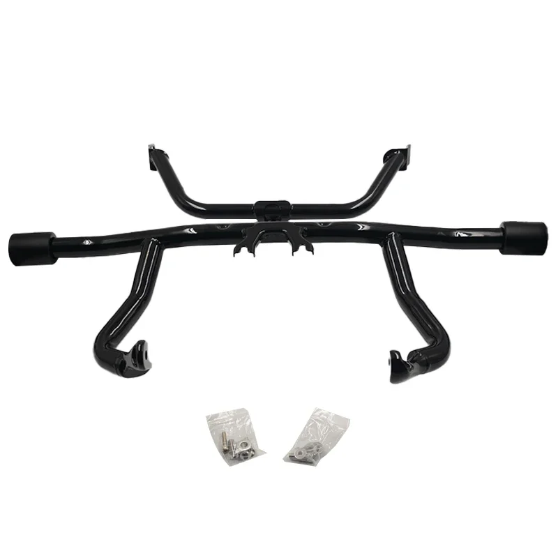 

Motorcycle Accessories Front Engine Guard Crash Flat-out Bar For Harley Touring Road Street Gilde 2015-2023 Protection Bumper
