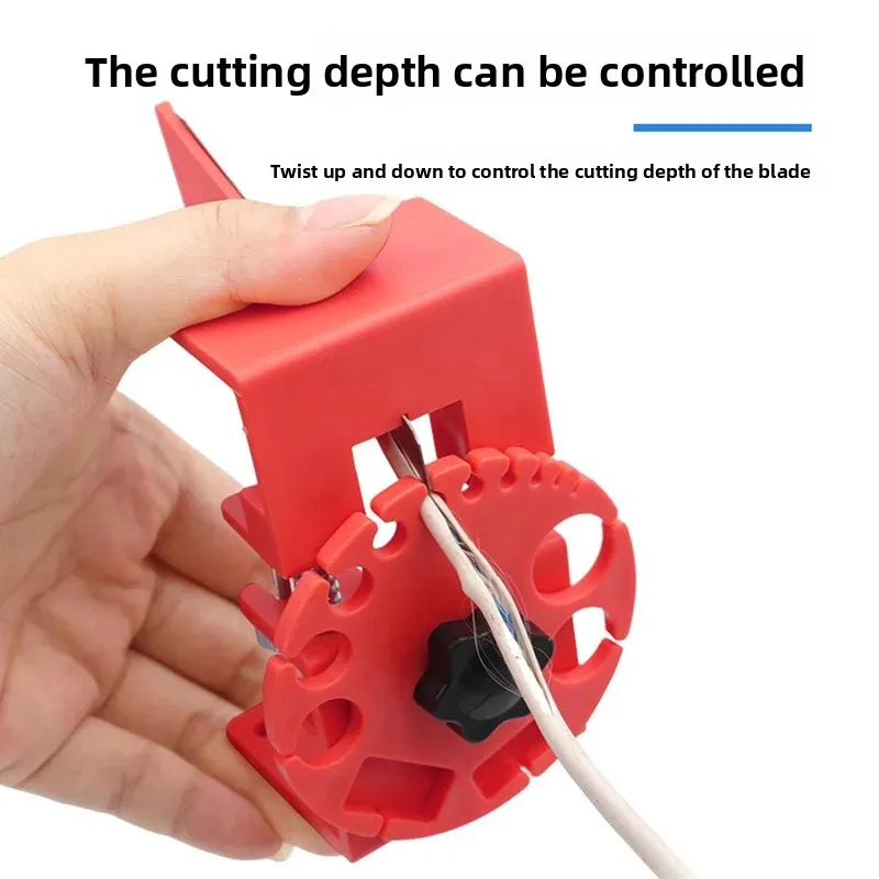Wire Stripper Quick Copper Electric Cable Sharp Demolisher Manual Stripping Clip Pliers Portable Cutting Crimping Tool