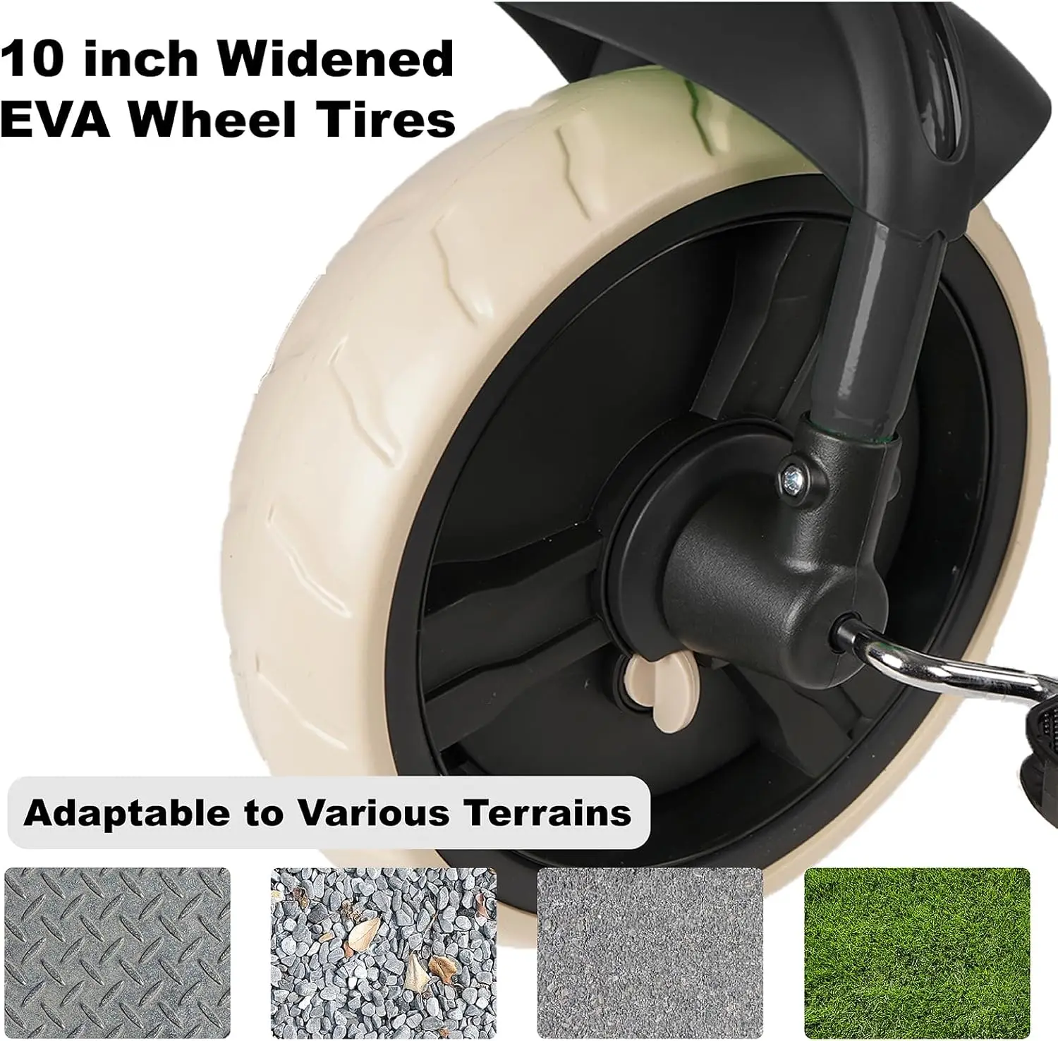 Triciclos infantis para crianças de 2 a 6 anos-2 em 1 Triciclos infantis com alças ajustáveis e removíveis, bicicleta push com brinquedo sto