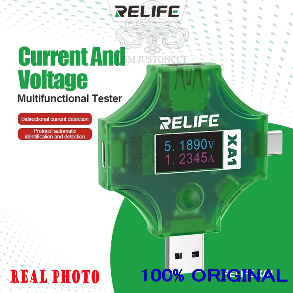 RELIFE XA1 Multifunctional Tester Bidirectional Current Detection Protocol Automatic Identification