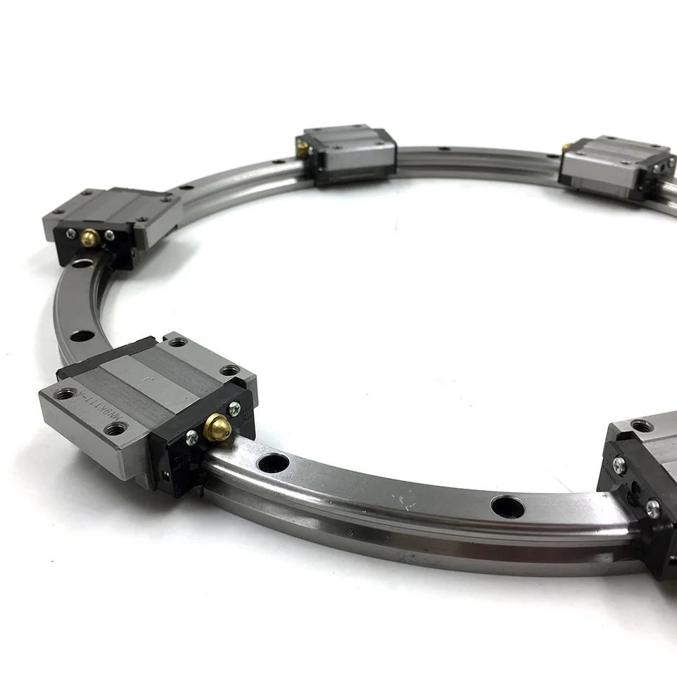 HCR15A Linear Guide Rail HCR15A+60/300R HCR15A2UUC1+60/300R-6T Block Curved Linear Guide for CNC