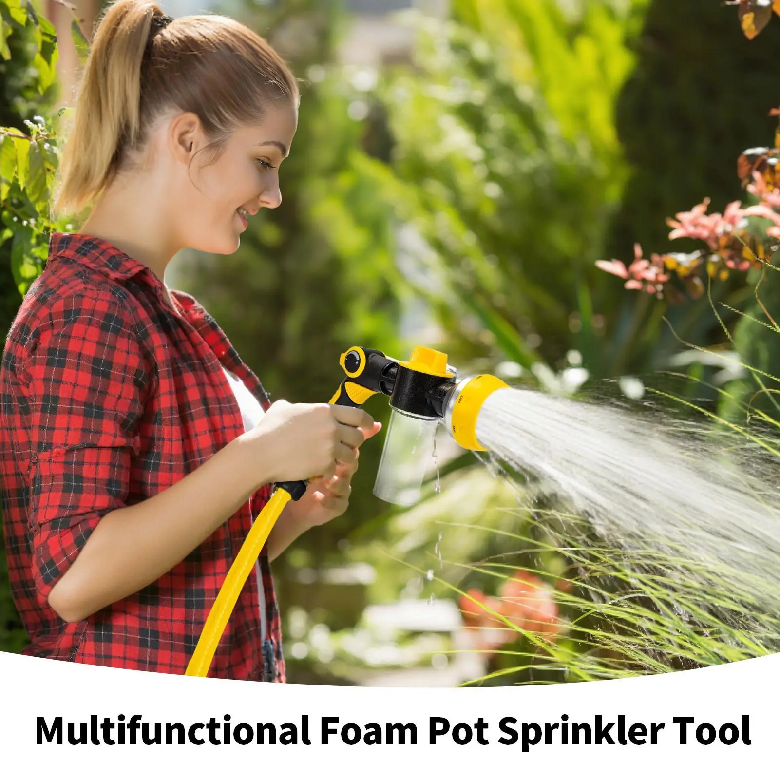 

Портативные автоматические пенопластовые пистолеты для воды, насадка высокого давления, автомойка, распылитель, инструмент для очистки, инструмент для мойки сада, автомобиля