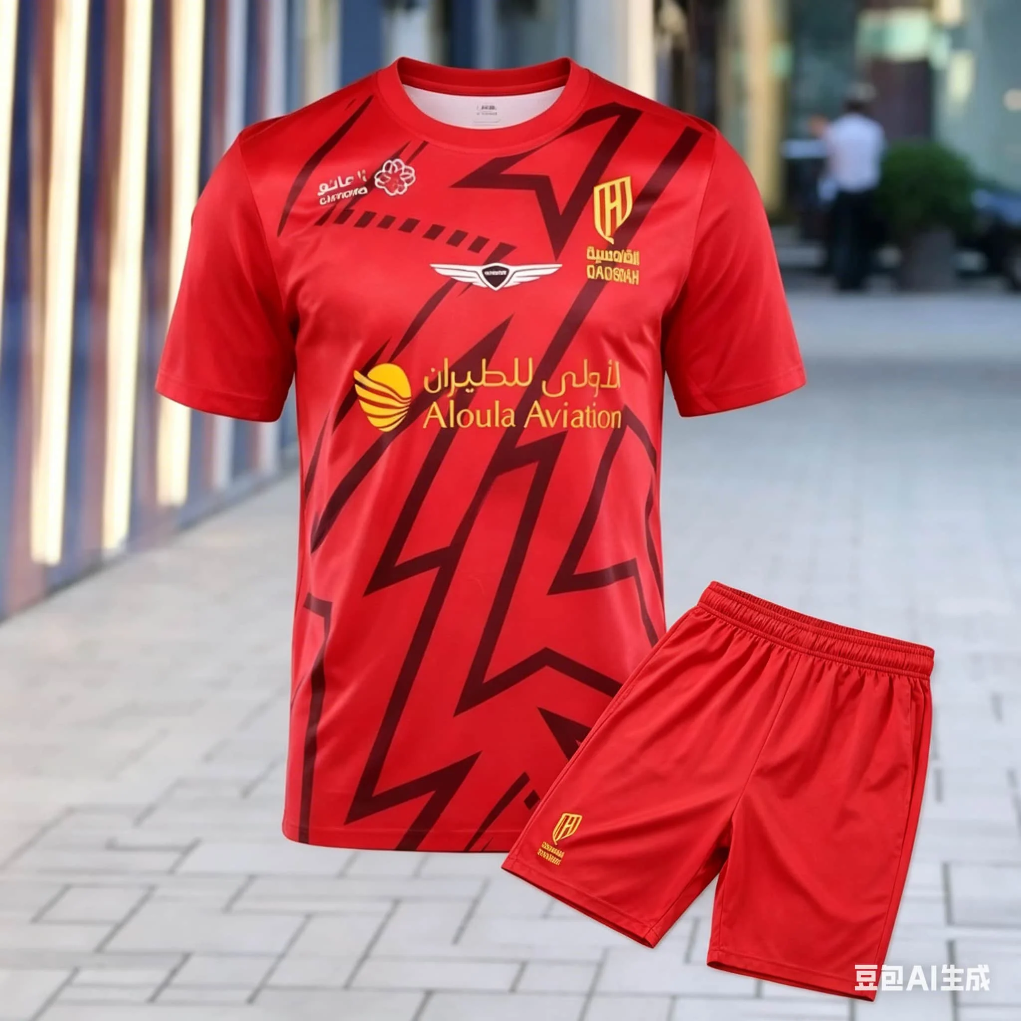 

Arrive Style Hapoel Petah Tikva HOME Football Jersey Set Man Soccer Sport T-Shirt Set Comfort Breathable Tee Fashion