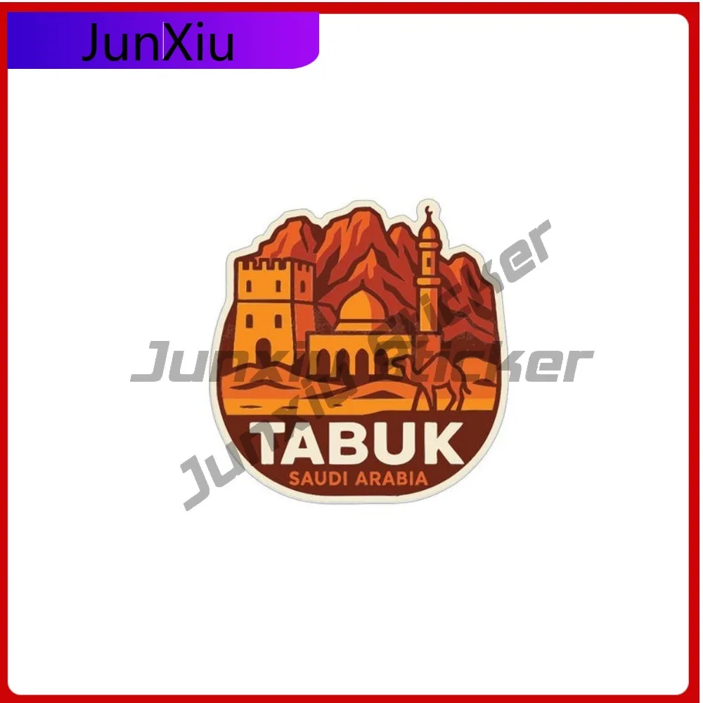 

Tabuk City Saudi Arabia Sticker Suv Camper Bumper Truck Rear Windshield Waterproof Vinyl Decal Exterior Accessories V125 Motor