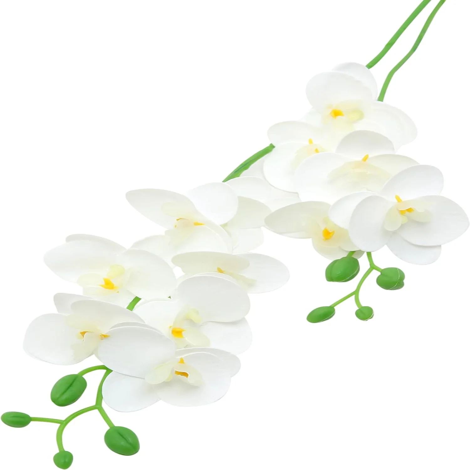 1 упаковка, искусственный белый цветок орхидеи фаленопсиса + 1 отделение композиций, искусственный цветок орхидеи, центральная часть орхидеи для столовой Ta