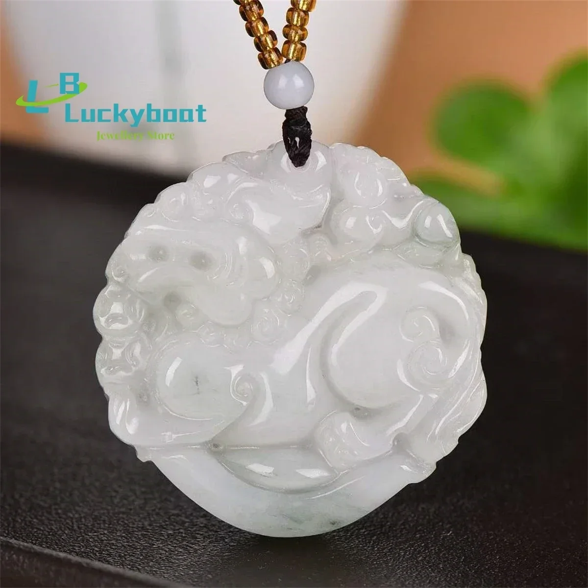 Natural Tianshan Cuiyuanbao Pixiuyuan Brand Pendant Simple and Personalized Ethnic Versatile for Men and Women