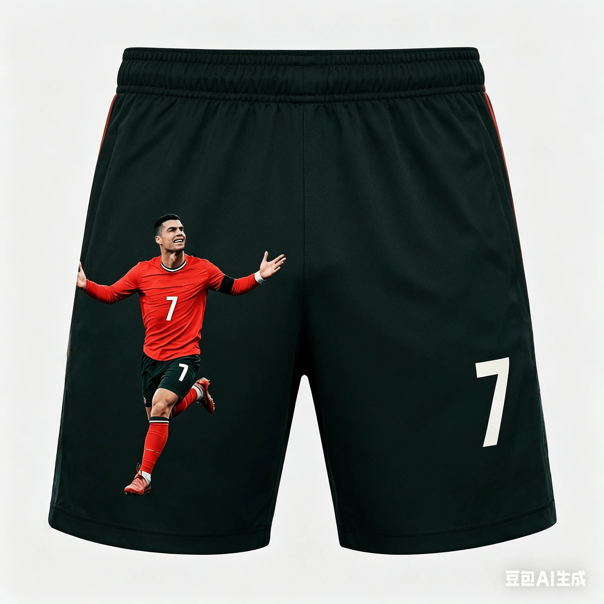 CR7 Quick-Dry 3D Printed Casual Pants for All Ages – A Must-Have for Beach & Sports Style