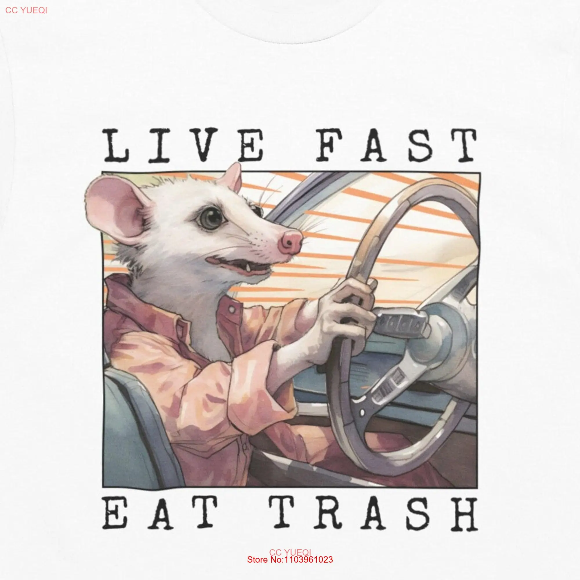 Футболка с длинным или коротким рукавом Possum