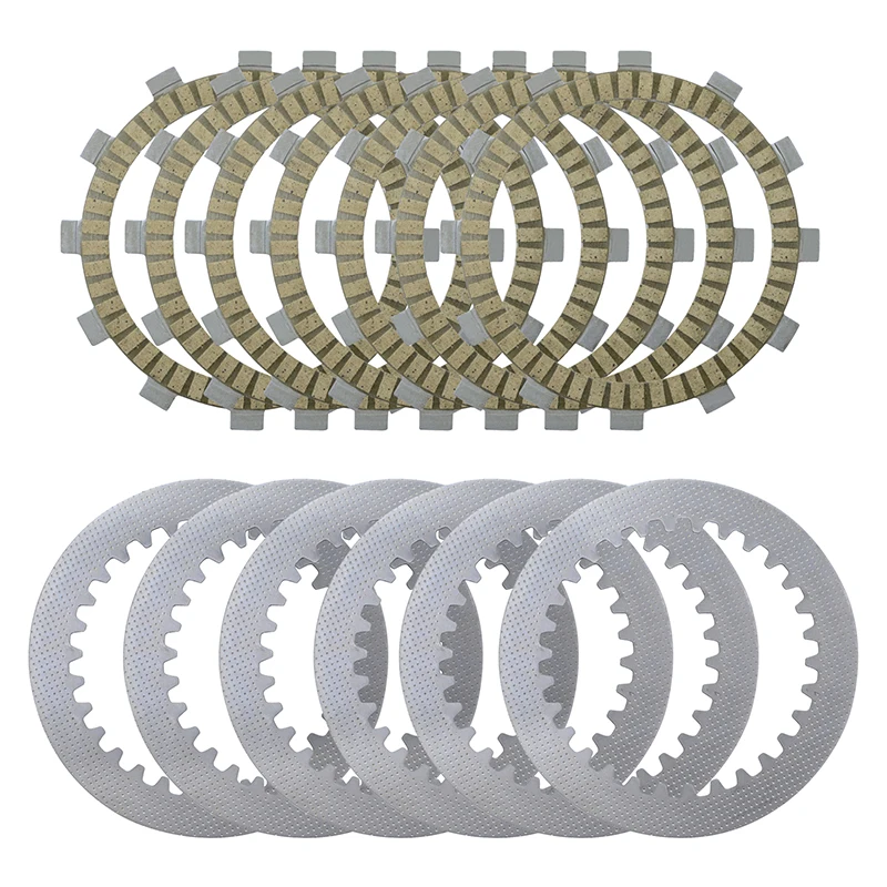 

Комплект стальных пластин сцепления мотоцикла для Kawasaki KDX200 KL250 KLX250 KLX250ES KLX300R 13088-1081 13088-1058