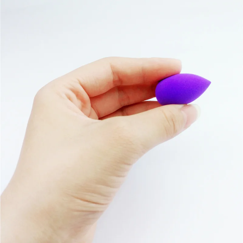 5 stks/set Groothandel Mini Make-Up Spons Eivorm Make-Up Zachte Foundation Bladerdeeg Concealer Gemengde Cosmetische Make-Up Spons