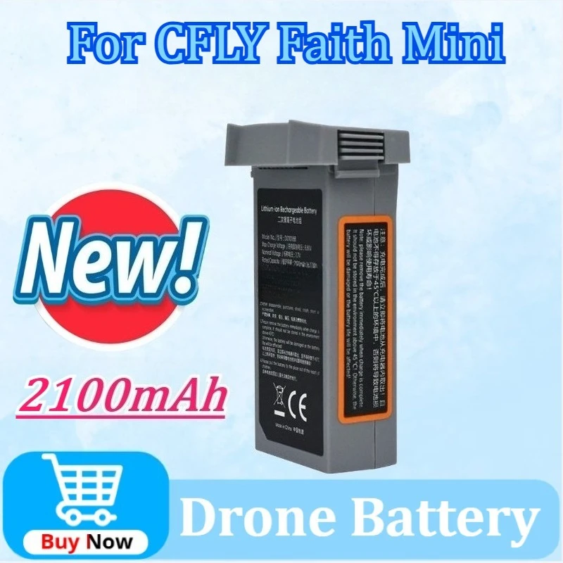 

Upgraded 7.7V 2100mAh Drone Battery 26min Flight Time for CFLY Faith Mini Accessories Parts High Quality Rechargeable Battery
