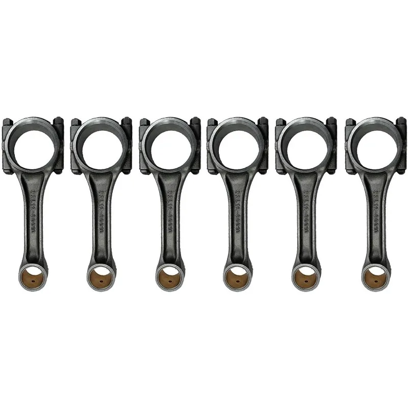 

6pcs Connecting Rod 32A19-00011 32A19-00010 32A1900011 for Mitsubishi S4S S6S F18B F18C FD20 FD25 FD30 FD35 Forklift Engine