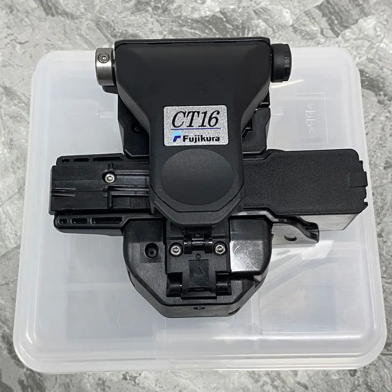 

Fujikura New Model Fiber Cleaver Cutter CT16 CT-16 High Precision Cleaver for FSM-43 FSM-33 Welding Splicer (1 PCS)