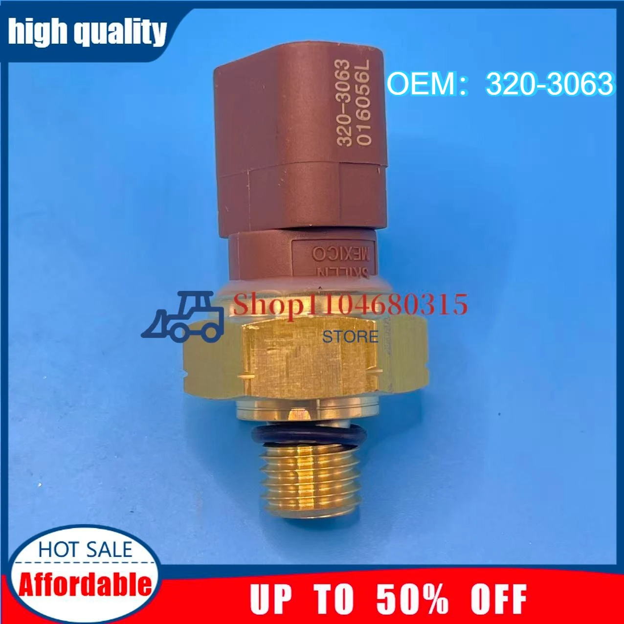 Sensor de pressão de combustível de óleo 320-3063 3203063 para motor Perkins C4.4 C7.1 C9.3 C15