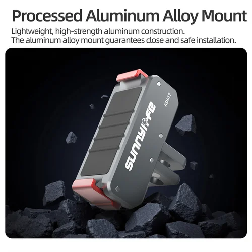 Imagen 2 del producto Adaptador Magnético para DJI Osmo Action 5 Pro OSMO 360, Aleación de Aluminio, Duradero, Plegable, Instalación Rápida de la Cámara