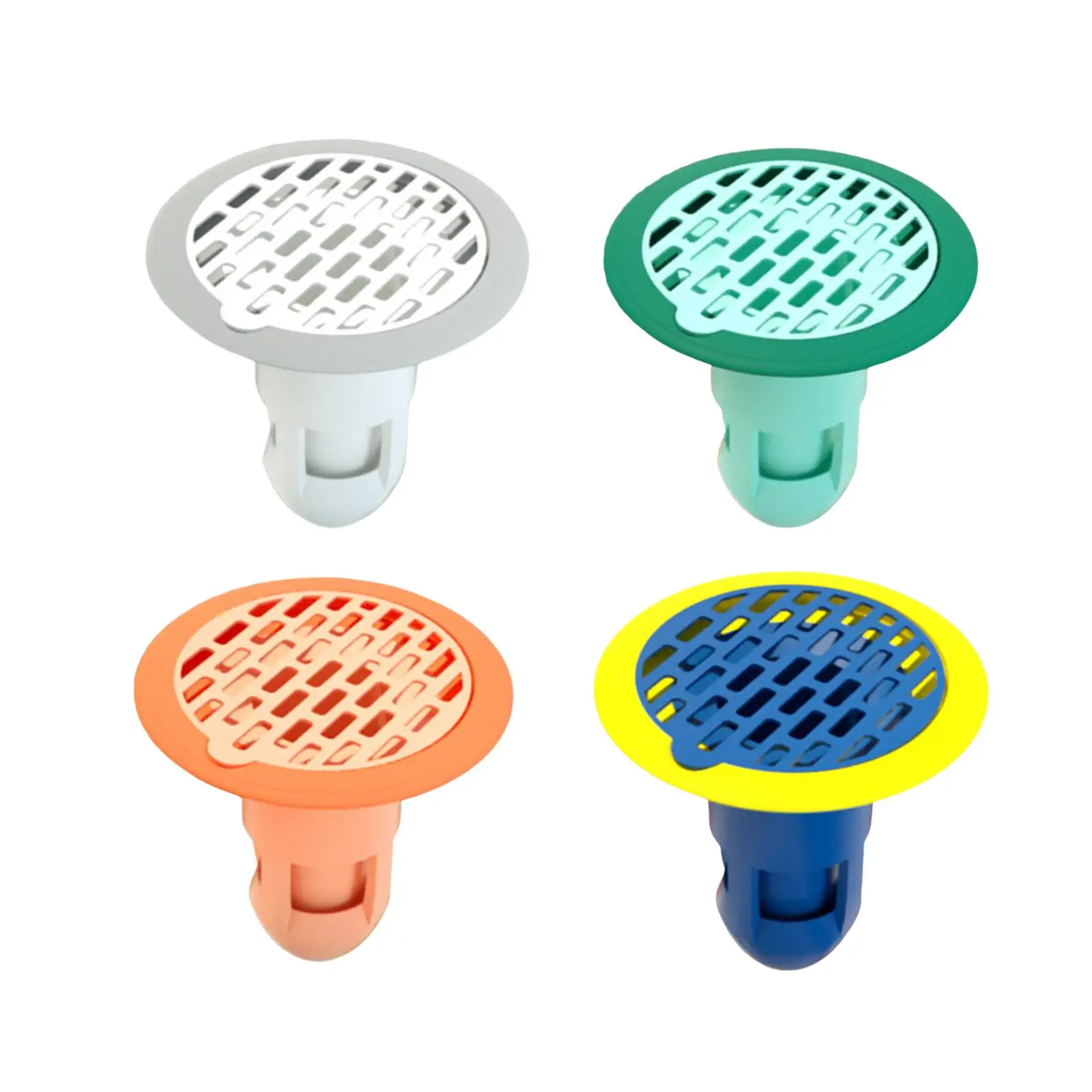 Shower Floor Drain Round Anti-Odor Plug Bath Drain Hair Strainer Bathroom Insert Floor Drain for Bathroom Basement Sink Kitchen