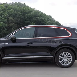 Stainless Steel Window Trim Cover Exterior Body Decoration Car-Styling shchcg Accessories for VW Volkswagen Touareg 2019 2020
