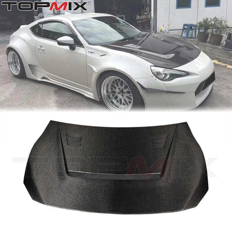 

For Toyota FT86/Subaru BRZ ZN6/ZC6 (2012-2020) Upgraded Lightweight Carbon Fiber Hood (Cooling Vent Design)