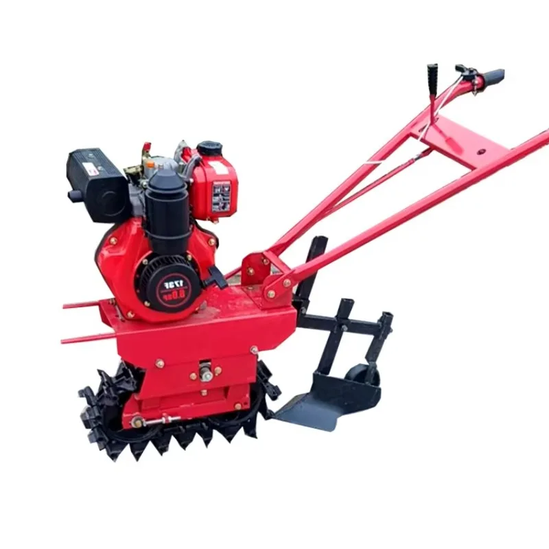 

Diesel Electric Start Chain Rail Micro Tiller 180 Rotary Tiller Chain Rail Tiller
