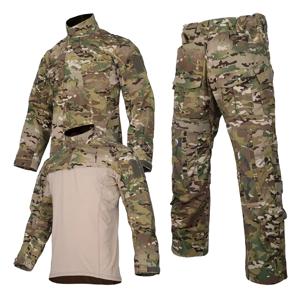 New outdoor suit men's three piece outdoor tactical training suit jacket women