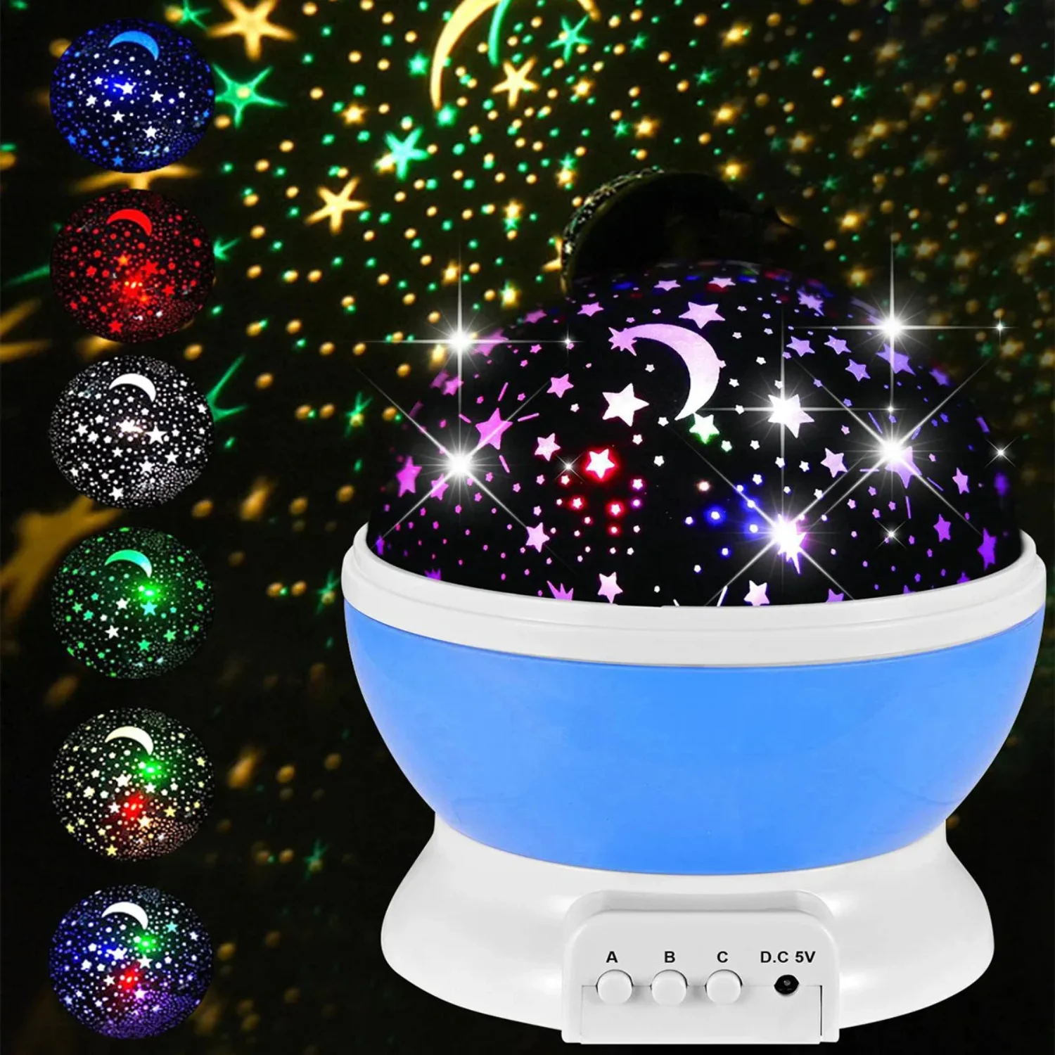 Starry Sky Projection Light  Rotating Sky  Lamp Support USB Plug In Battery Power Supply  Bedroom  Birthday Gift