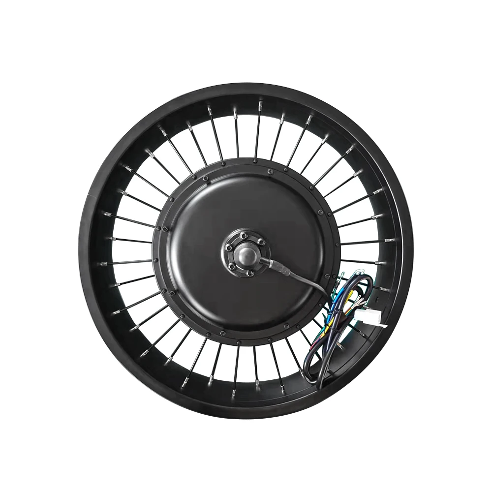 Size 150mm 175mm 195mm Fat Tire Hub Motor 20 Inch 2000w 3000w 5000w High Speed 120km/h High Torque 20*4.0 Fork