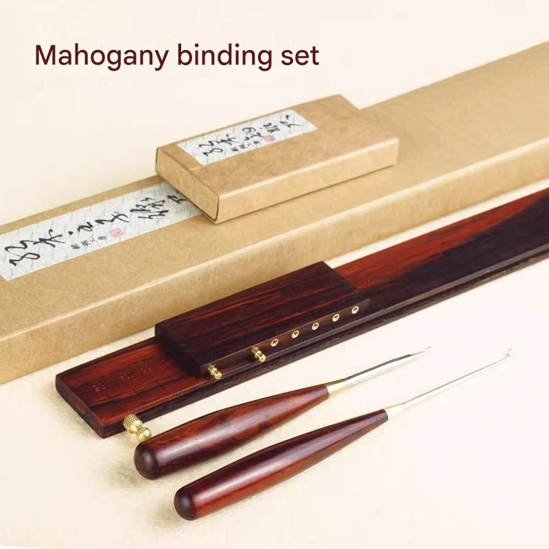 LINNHUE mahogany sub-line ruler handmade decoupler sub-line knotter fishing equipment