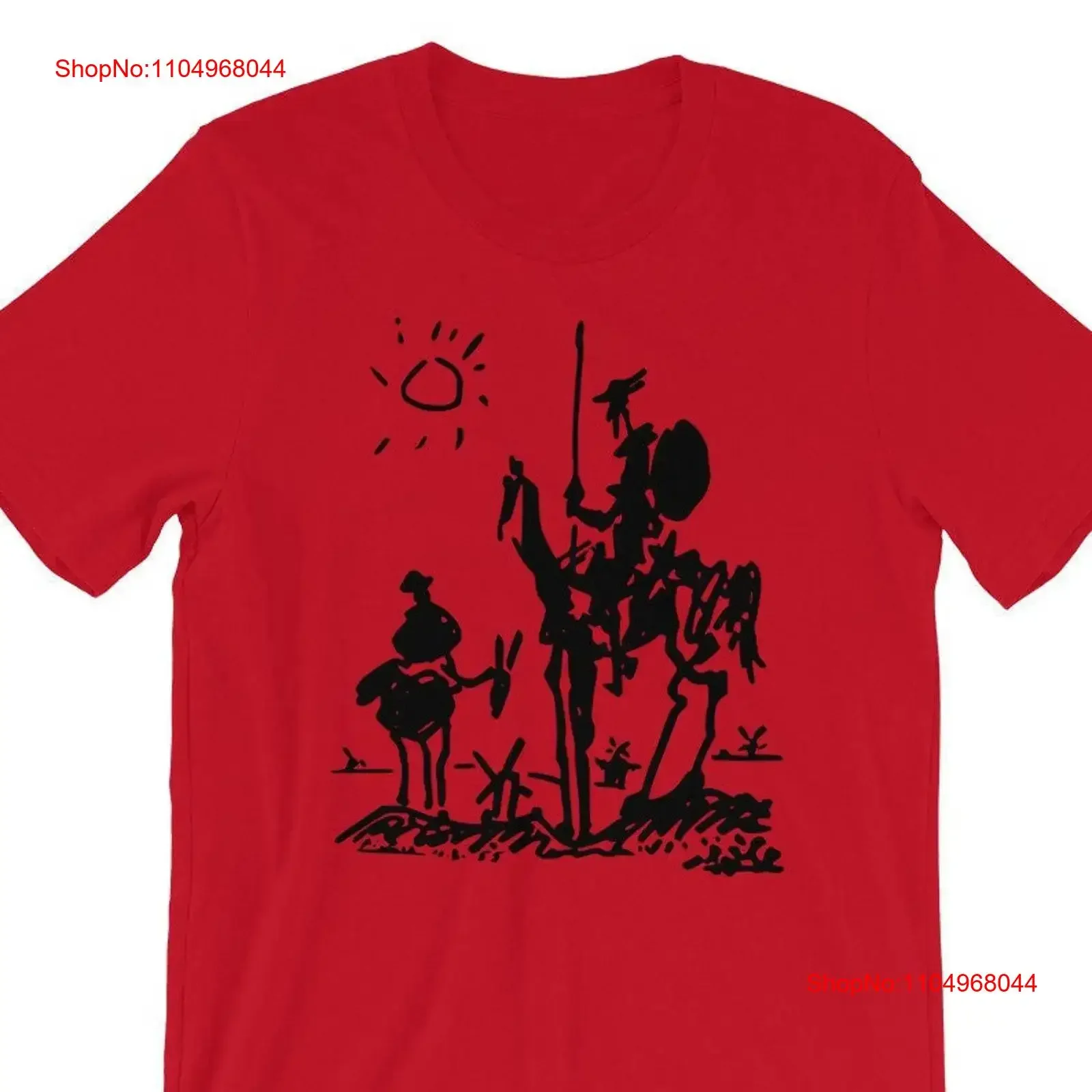 Camiseta Don Quijote De La Mancha vintage lavada para hombre, Top Unisex con gráfico elegante para uso diario, informal, ligeramente a la moda