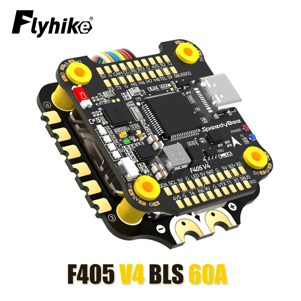 SpeedyBee F4 F405 V4 60A BLS 30x30 Stack FC & 4in1 ESC iNAV Betaflight Wireless Bluetooth FPV Racing Drone