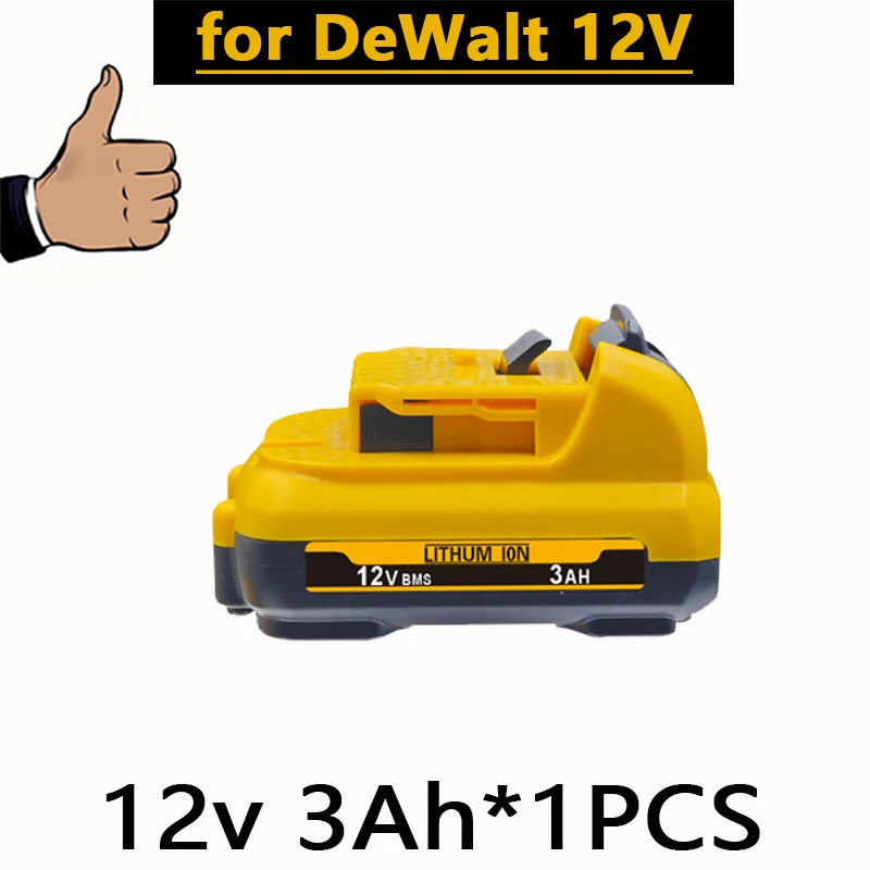 Voor DEWALT DW089LG 12V Laser Level batterij. Voor Dewalt 12V batterij DCB120 DCB124 DCD701F2 Elektrisch gereedschap/Laser Level