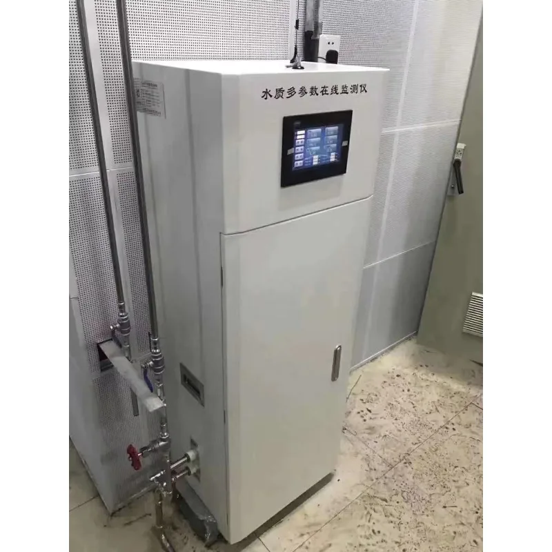 Online Industrial Water Quality Meter PH NTU EC DO TEMP Multifunction  TFT Display 0.01pH Accuracy Stainless Steel