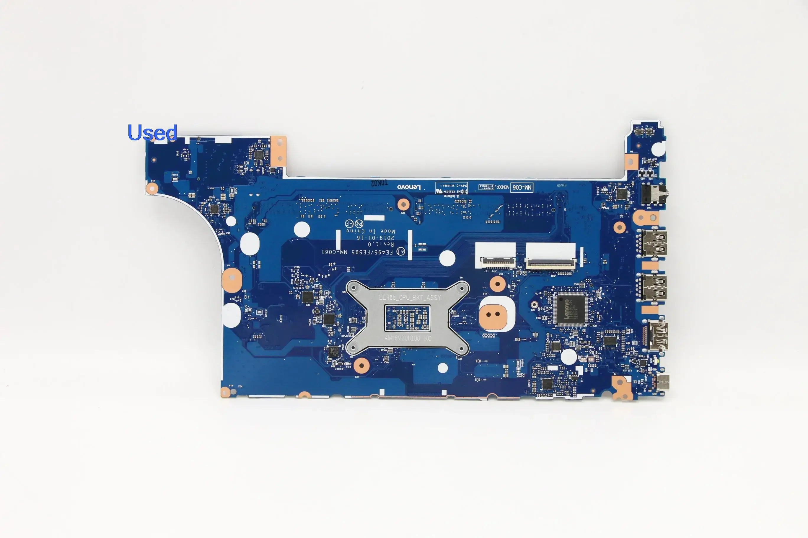 Used For Lenovo ThinkPad E495 E595 Laptop Motherboard Mainboard NM-C061 R7-3700U DDR4 02DL980