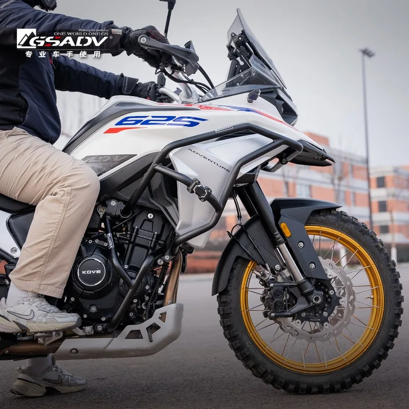 

Motorcycle Upper Lower Crash Bars Stainless Steel Engine Protection Guards Brushed CNC Bending Anti-Rust Bumpers for KOVE 625X