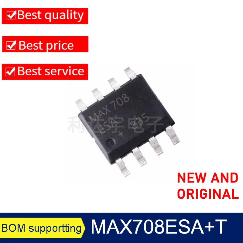 

5PCS/Lot Original MAX708ESA+T MAX708ESA MAX708 SOP-8 SMD CHIP IC New