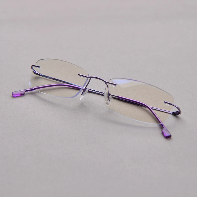Rahmenlose Lesebrille Männer Anti Blaues Licht Computer Lupen Anti Müdigkeit Presbyopie Brille +1-+3,5 – Detail 9