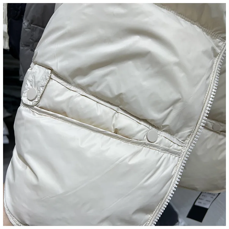 Women Autumn Winter Down Cotton Vest Jacket 2025 New Women Loose Stand Collar Vest Coat Women Short Vest Jacket Cotton Waistcoat 128 Sb61454ed95e54e039f30b9de3eeda226h