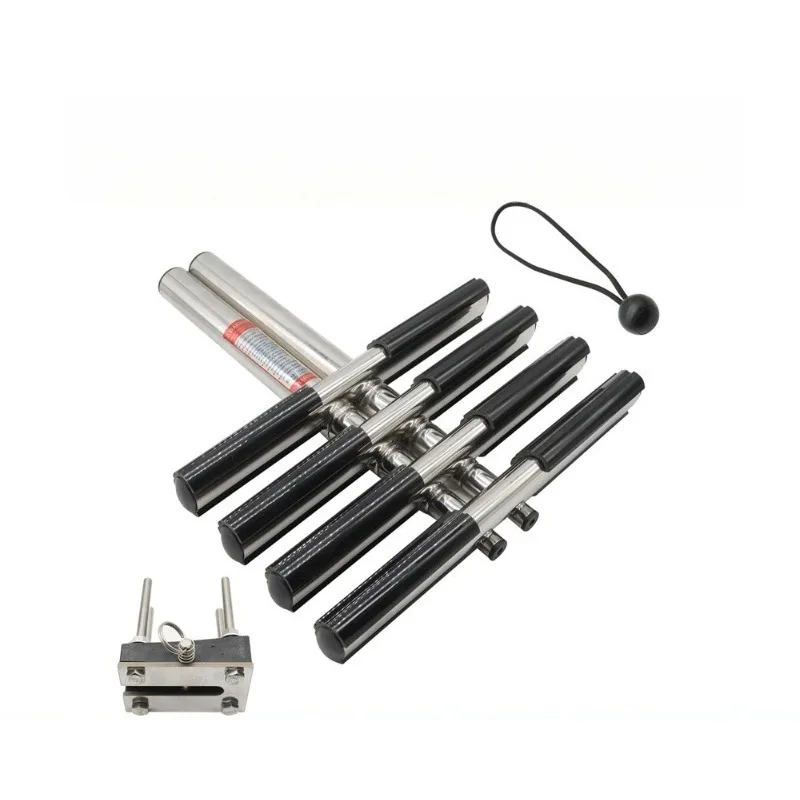 Corrosion Resistant Stainless Steel Telescopic Boarding Ladder, Foldable Marine Swim Ladder Hardware for Yacht Boat