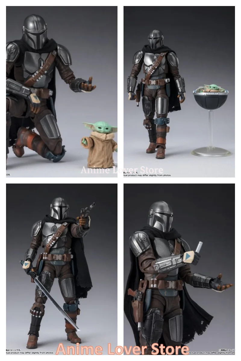 بانداي الأصلي SHFiguarts SHF حرب النجوم Din Djarin Boba Fett Mandalorian anakin skywalker ألعاب شخصيات الحركة نموذج قابل للجمع