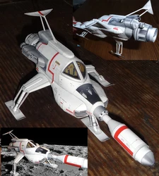 UFO Interceptor 3D DIY HandmadeToy Paper Model Kit Handmade Toy Puzzles Handmade