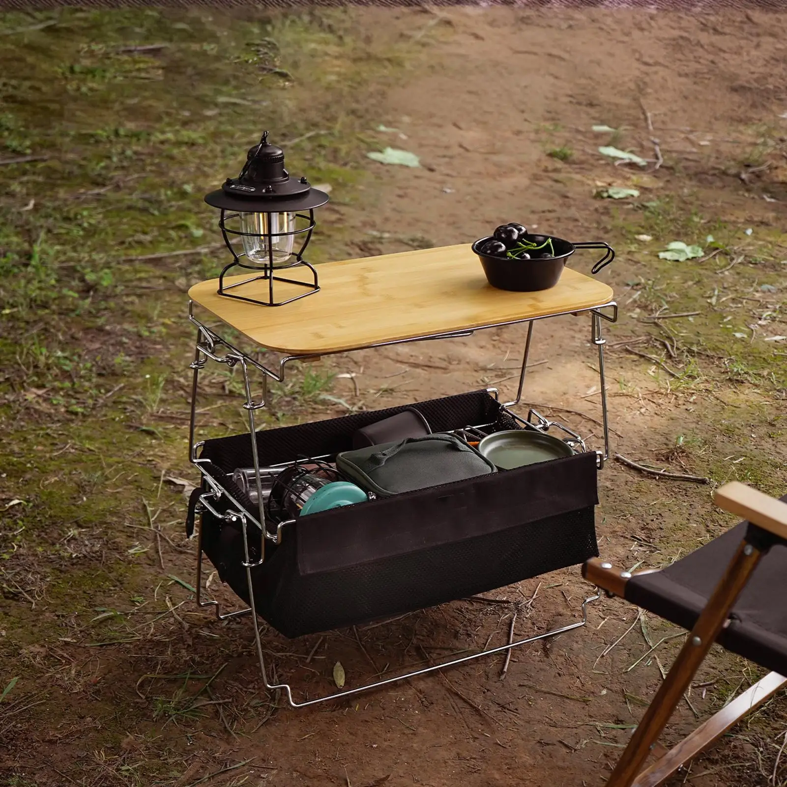 Camping Table Foldable Home Reading Desk Portable Beach Table For Beach Park Backyard Tailgating Barbecue Campground Concert