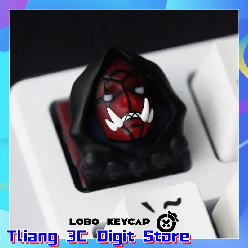 Chave transparente de resina criativa para teclado mecânico, chave esc única, acessórios de escritório para computador, mouse e teclado