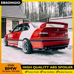 E36 Rear Trunk Lid Boot Car Tuning Wing Spoiler For BMW E36 M3 1990 to 2000 BMW M3 series GT Style spoiler E36 Series 3 Coupe