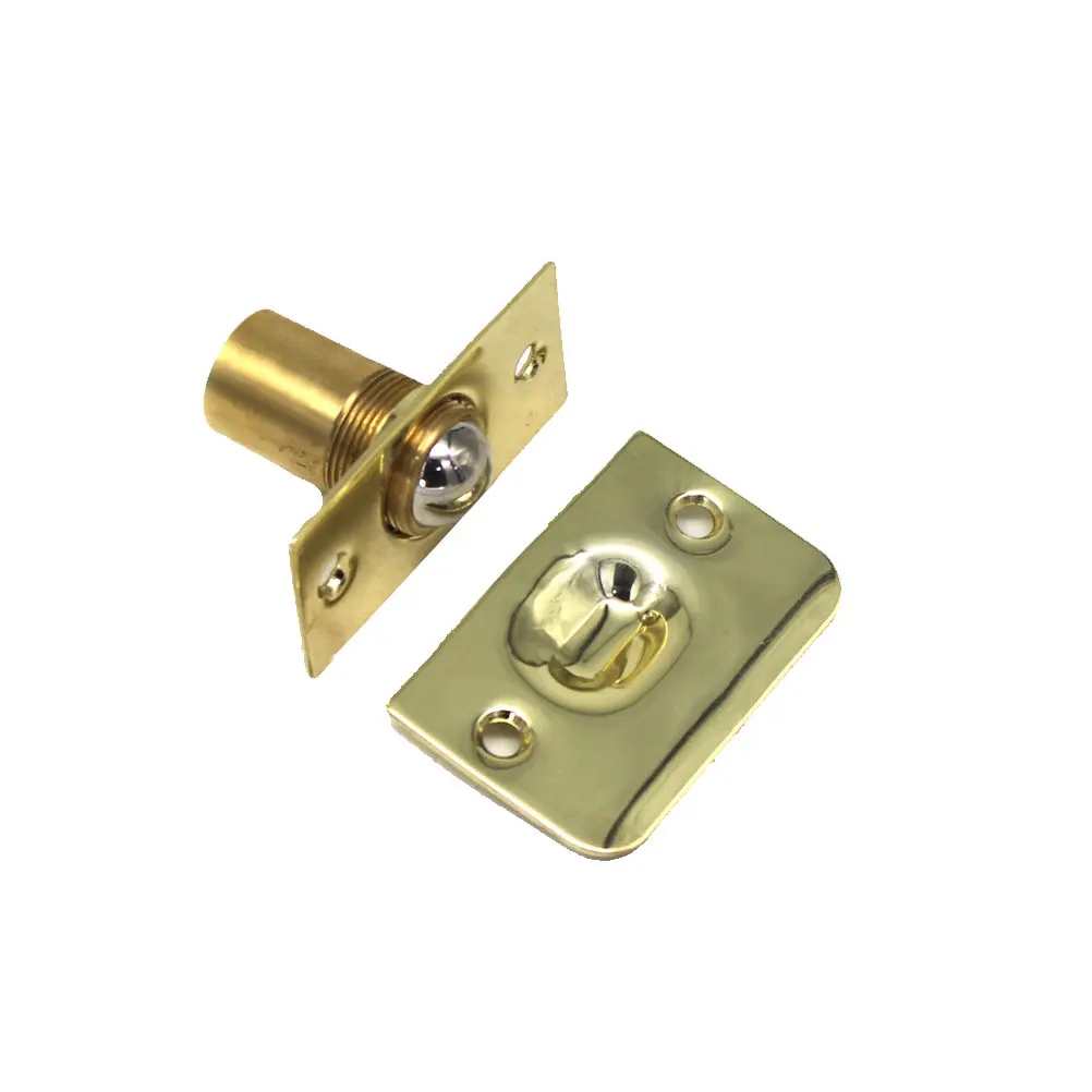 

2 Pcs Pure Copper Door Beads Ball Catch Lock Touch Invisible Spring Latch Catcher Cabinet Door Drawer Hardware