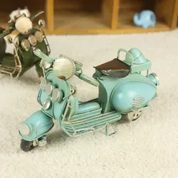 Home Decor Decoratie Ambachten Beeldjes Ijzer Metalen Ambachtelijke Vintage Klassieke Motorfiets Modellen Gratis Verzending