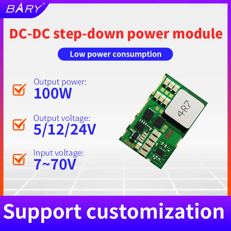 Dc-dc synchronous buck power module 5V|12V|7-70V to 5V|22-56V to 12V/8330mA| DC voltage regulator 100W