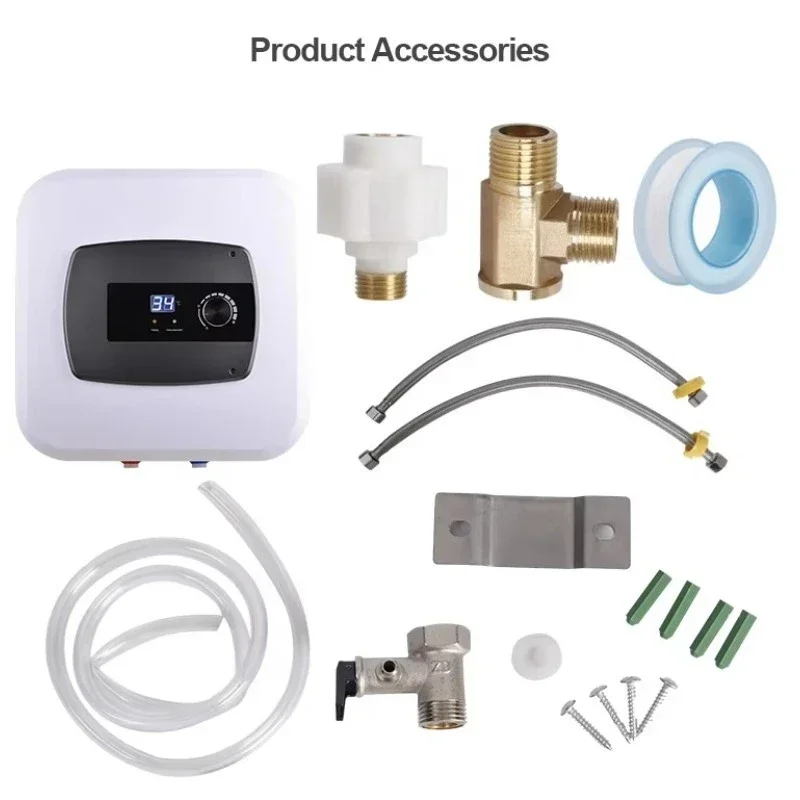 Launched a mini electric water heater, a water outlet under the sink, and a storage electric heater water tank
